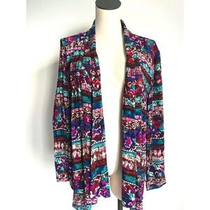 Vintage Worthington Long Sleeve Open Front Cardigan Medium USA